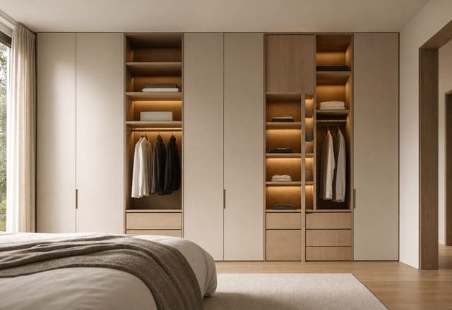 Dressing sur mesure réalisé par un agenceur